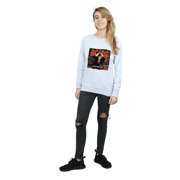 AC/DC Dam/Tjej Live At River Plate Columbia Records Sweatshirt