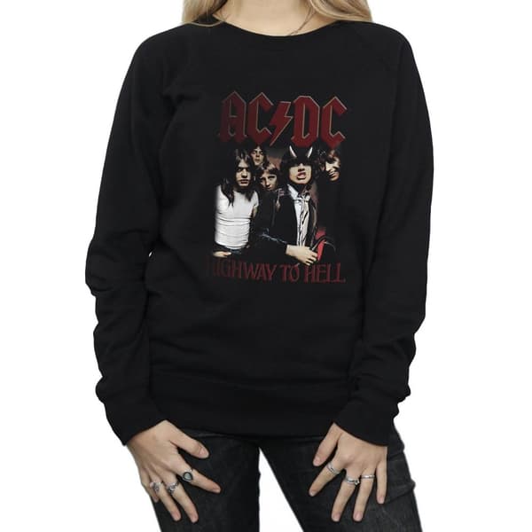 AC/DC Womens/Ladies Highway To Hell Sweatshirt