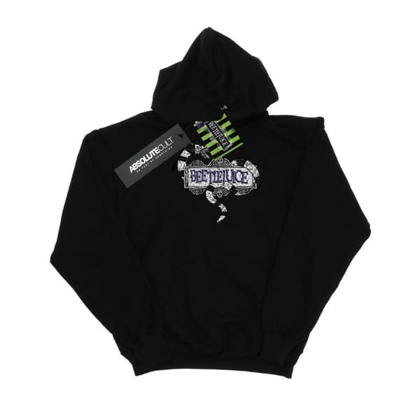 Beetlejuice Mens Sandworm Logo Hoodie