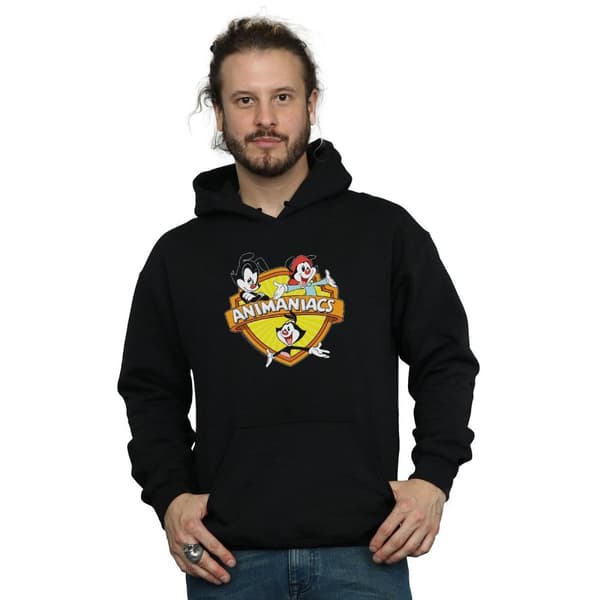 Animaniacs Mens Logo Crest Hoodie