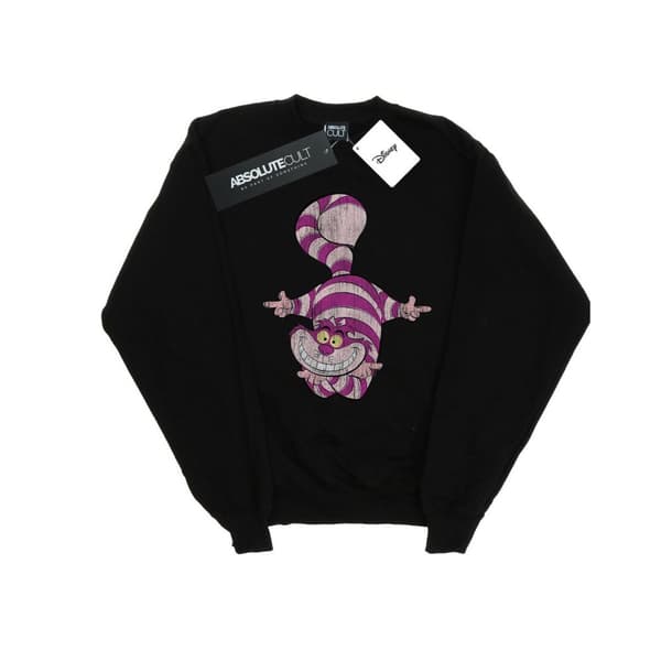 Disney Dam/Tjej Alice I Underlandet Cheshirekatten Uppochner Sweatshirt