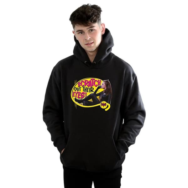 DC Comics Batman TV Series Catwoman Scratch Hoodie för herrar