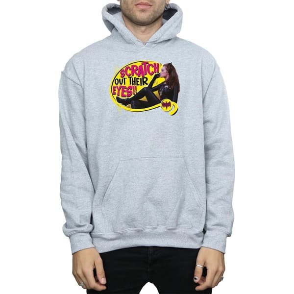 DC Comics Batman TV Series Catwoman Scratch Hoodie för herrar