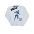 Miniatyrbillede 1 af 3: Marvel Boys Avengers Endgame Painted Captain America Sweatshirt