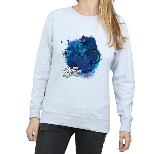 Marvel Womens/Ladies Captain America Montage Sweatshirt