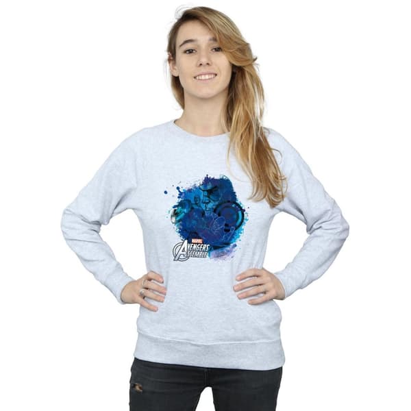 Marvel Womens/Ladies Captain America Montage Sweatshirt