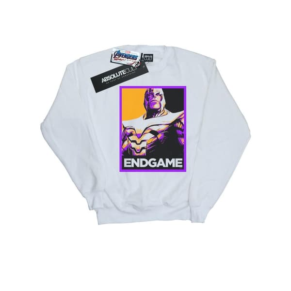 Marvel Womens/Ladies Avengers Endgame Thanos Poster Sweatshirt