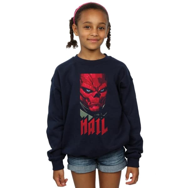 Marvel Girls Avengers Hail Red Skull Sweatshirt