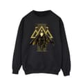 Miniatyrbilde 1 av 4: DC Comics Mens Black Adam Rising Golden Symbols Sweatshirt