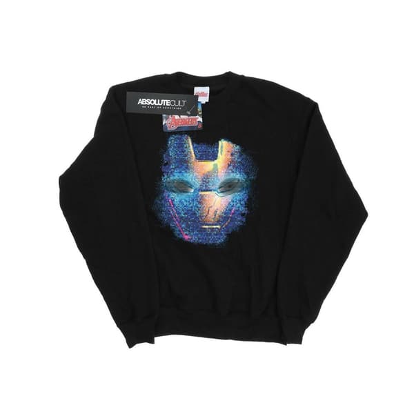 Marvel Dam/Tjej - Iron Man - Sweatshirt med tryck på huvudet