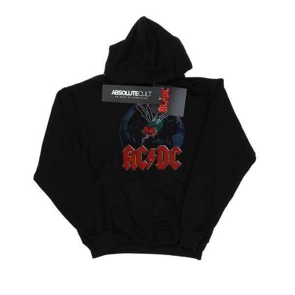 AC/DC Mens Fly On The Wall Hoodie Black M