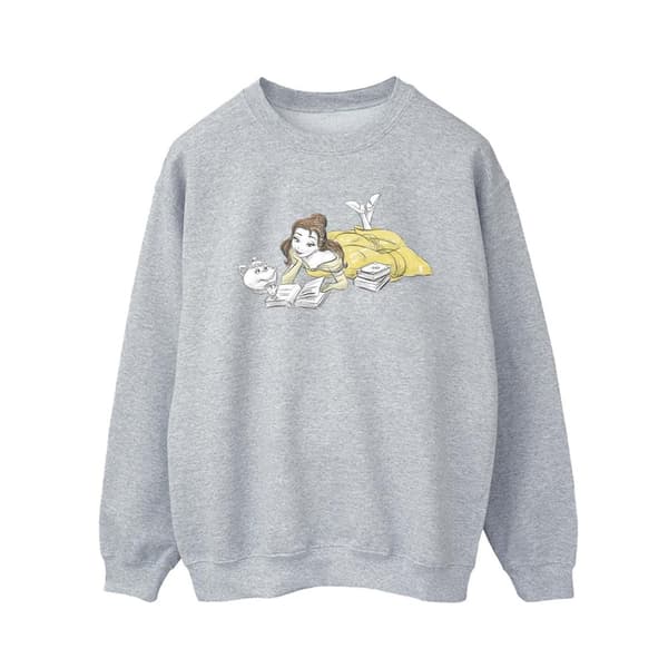 Disney Beauty And The Beast Belle Reading Sweatshirt, herr
