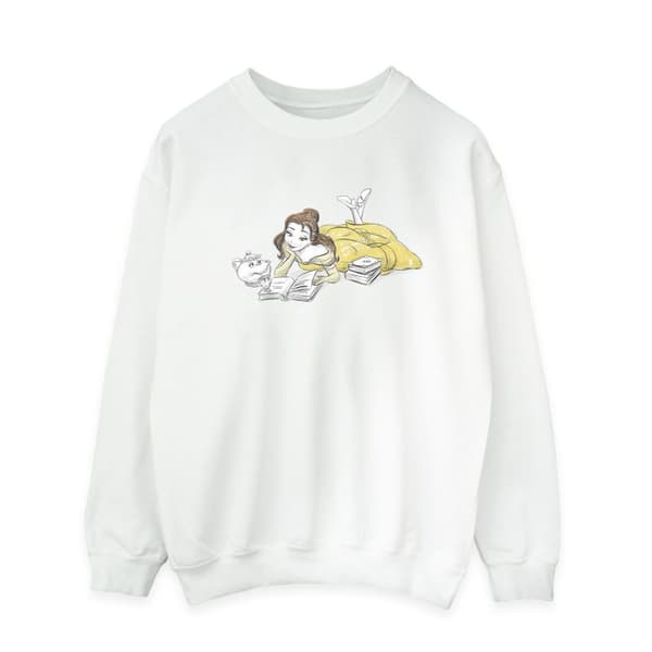 Disney Beauty And The Beast Belle Reading Sweatshirt, herr