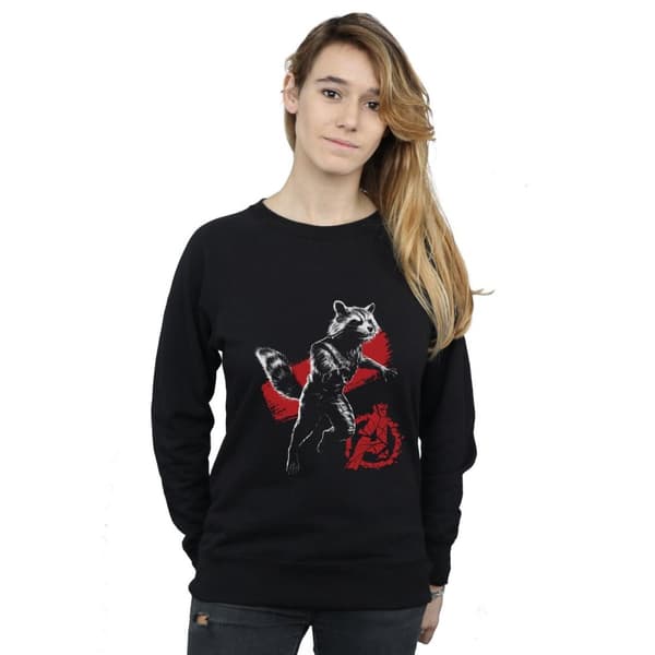 Marvel Womens/Ladies Avengers Endgame Mono Rocket Sweatshirt