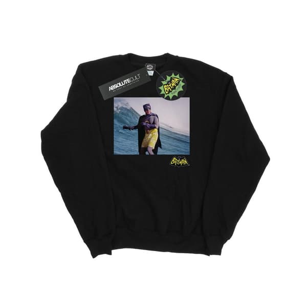 DC Comics Girls Batman TV Series Surfing Logo Sweatshirt
