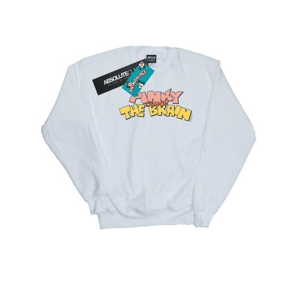 Animaniacs Pinky And The Brain - Sweatshirt med logotyp för kvinnor/damer