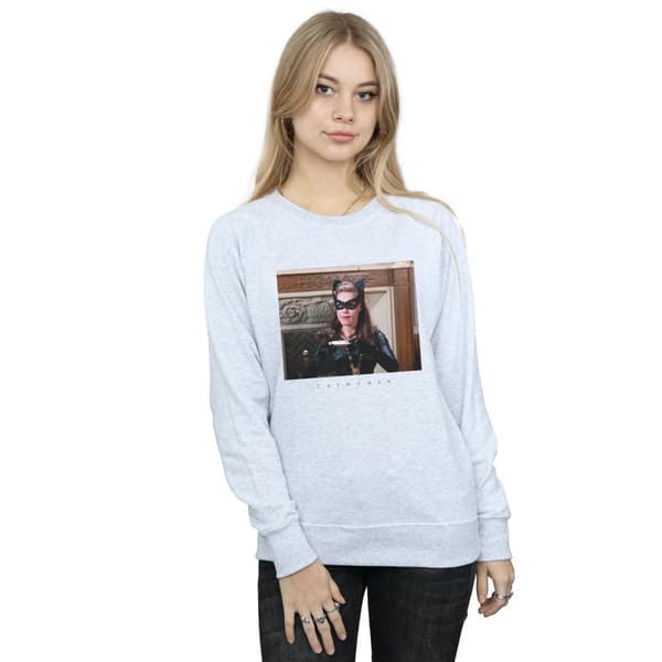 DC Comics Womens/Ladies Batman TV Series Catwoman Photo Sweatshirt