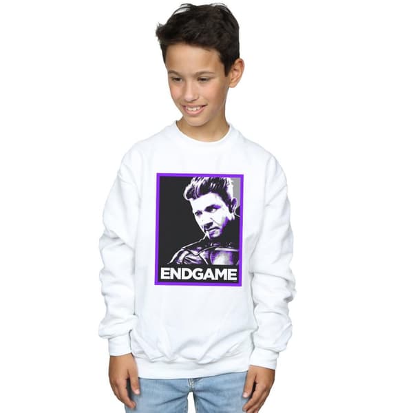Marvel Boys Avengers Endgame Hawkeye Poster Sweatshirt
