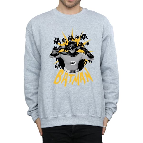 DC Comics Mens Batman TV Series Nananana Sweatshirt