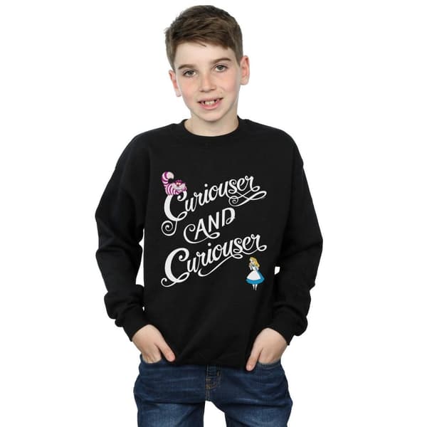 Disney Boys Alice In Wonderland Curiouser Sweatshirt