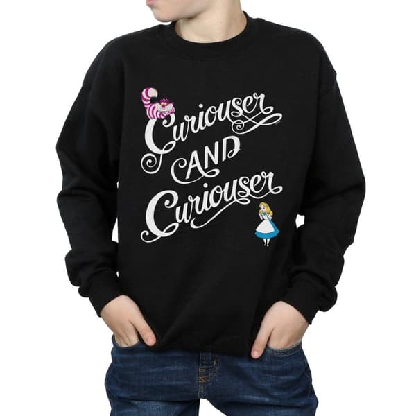 Disney Boys Alice In Wonderland Curiouser Sweatshirt