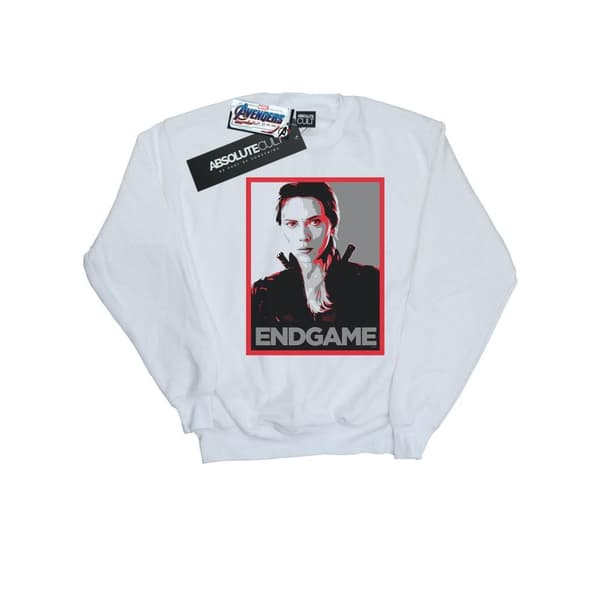 Marvel Womens/Ladies Avengers Endgame Black Widow Poster Sweatshirt