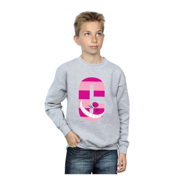 Disney Sweatshirt med alfabetet A för Alice för pojkar