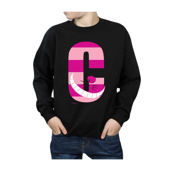 Disney Sweatshirt med alfabetet A för Alice för pojkar