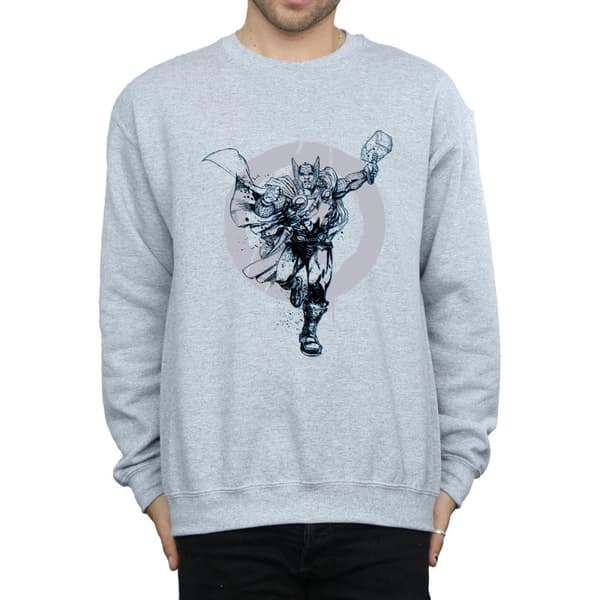 Marvel Mens Thor Circle Sweatshirt