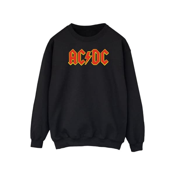 AC/DC Herrtröja med röd logotyp