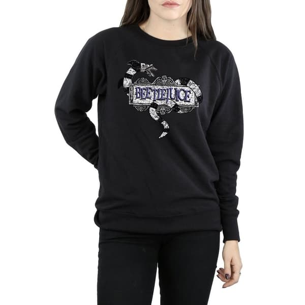 Beetlejuice Womens/Ladies Sandworm Logo Sweatshirt