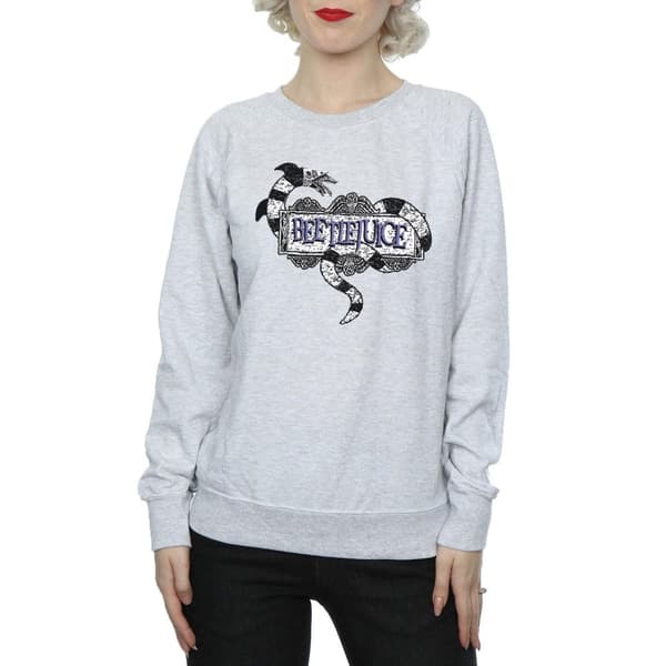 Beetlejuice Womens/Ladies Sandworm Logo Sweatshirt