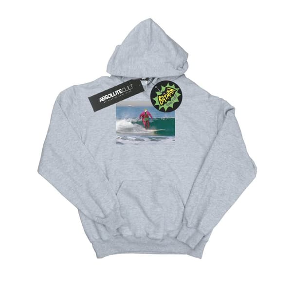 DC Comics Mens Batman TV Series Joker Surfing Hoodie
