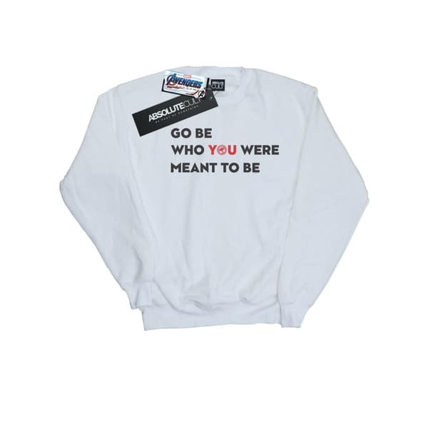 Marvel Boys Avengers Endgame Be Who You Were Meant To Be Sweatshirt White 9-11 Years