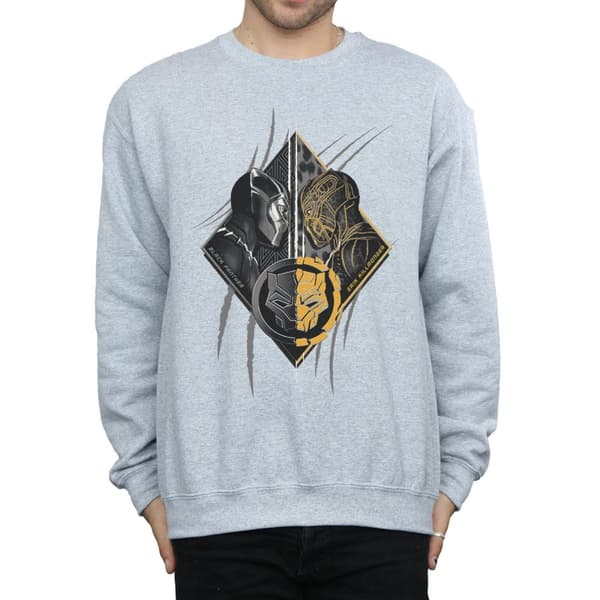 Marvel Mens Black Panther Vs Killmonger Sweatshirt