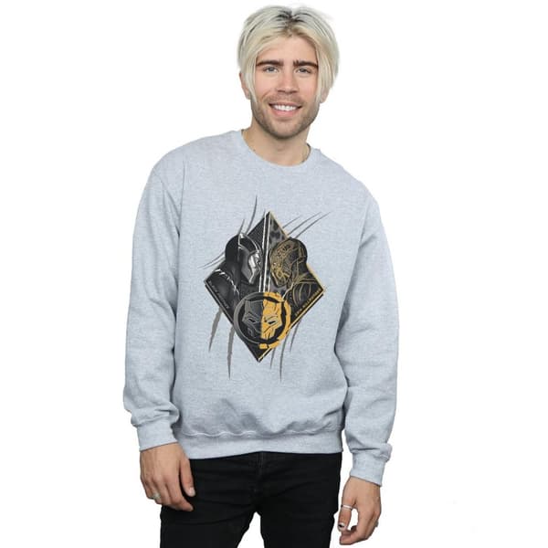 Marvel Mens Black Panther Vs Killmonger Sweatshirt