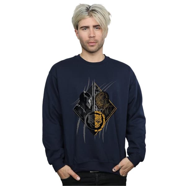 Marvel Mens Black Panther Vs Killmonger Sweatshirt