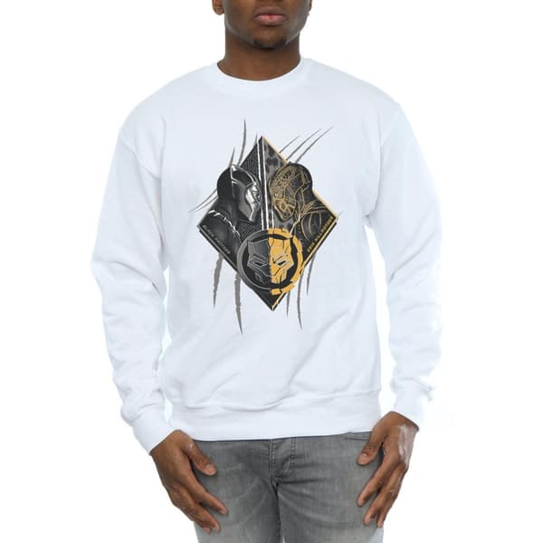 Marvel Mens Black Panther Vs Killmonger Sweatshirt
