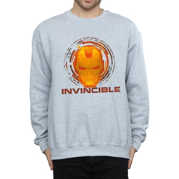 Marvel Mens Iron Man Invincible Sweatshirt