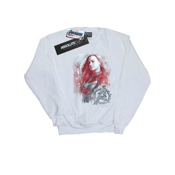 Marvel Womens/Ladies Avengers Endgame Captain Marvel Brushed Sweatshirt