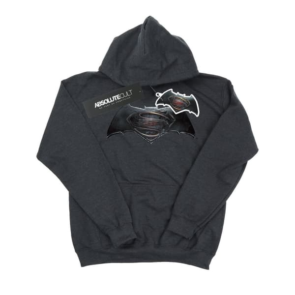 DC Comics Kvinnor/Ladies Batman v Superman Logo Hoodie