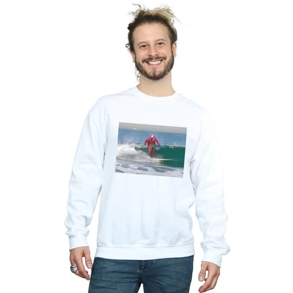 DC Comics Mens Batman TV Series Joker Surfing Sweatshirt