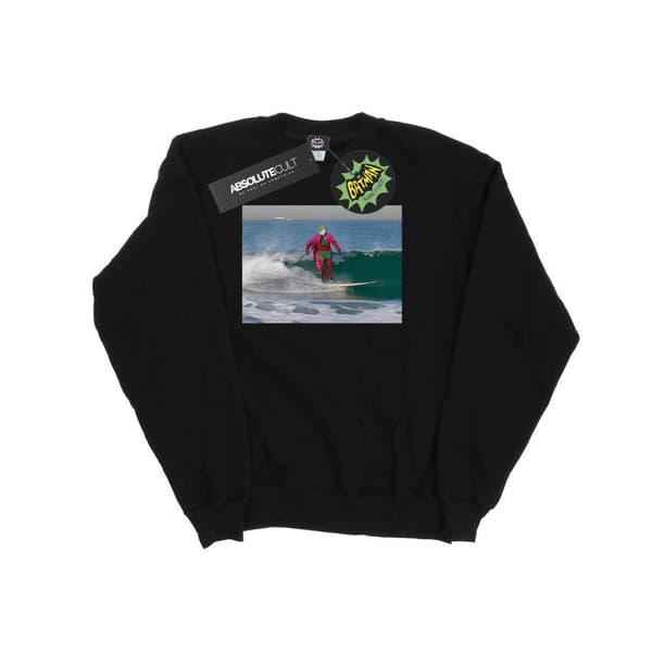 DC Comics Mens Batman TV Series Joker Surfing Sweatshirt