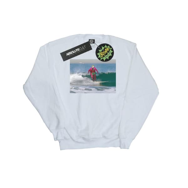 DC Comics Mens Batman TV Series Joker Surfing Sweatshirt