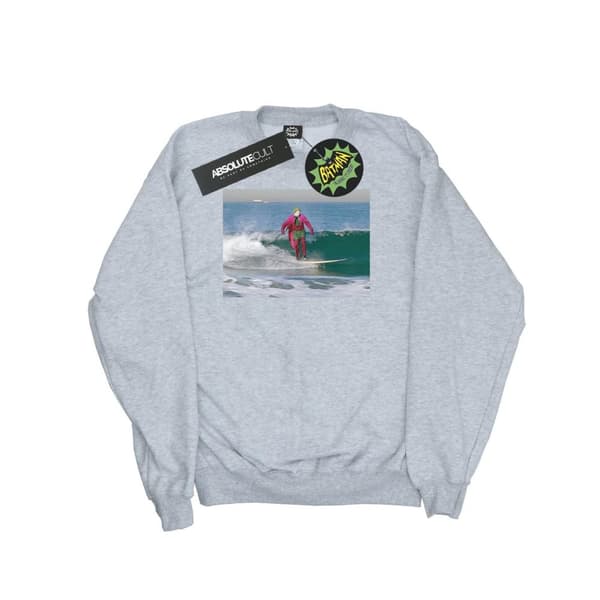 DC Comics Mens Batman TV Series Joker Surfing Sweatshirt