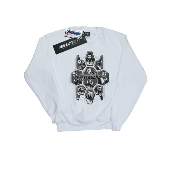 Marvel Mens Avengers Endgame Hero Shapes Sweatshirt