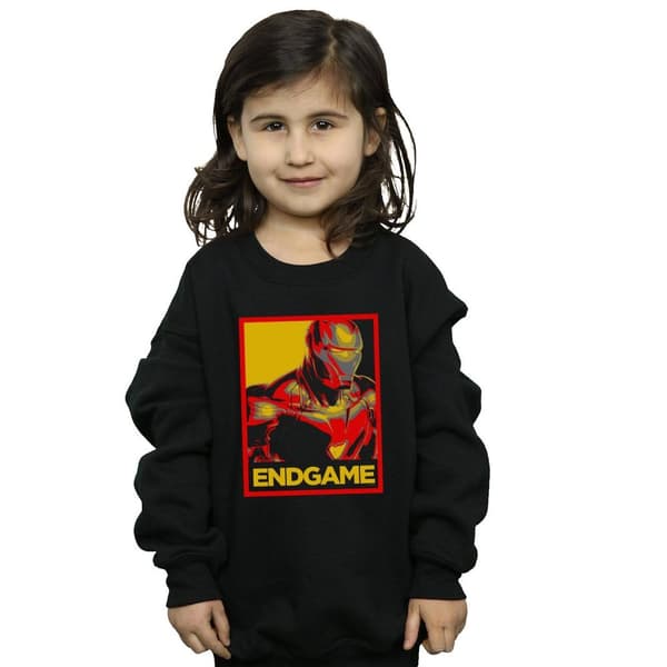 Marvel Girls Avengers Endgame Iron Man Poster Sweatshirt