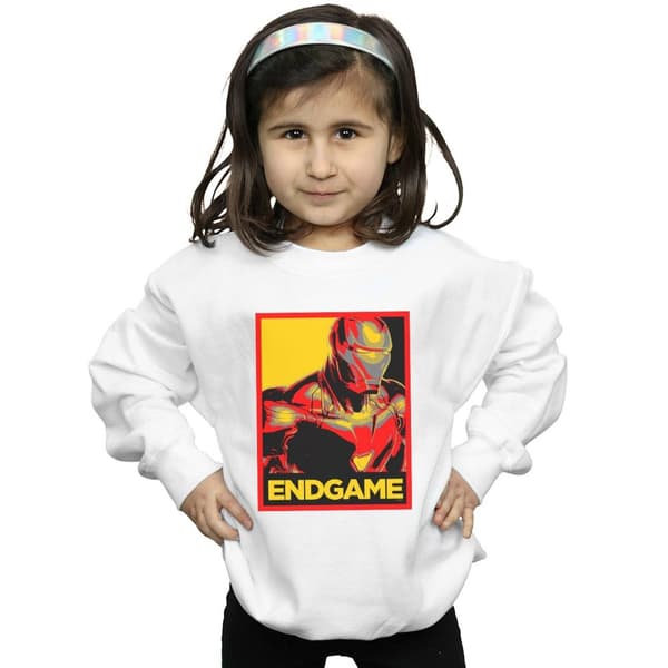 Marvel Girls Avengers Endgame Iron Man Poster Sweatshirt