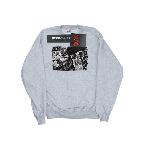 AC/DC Dam/kvinnor Badges And Posters Collection Sweatshirt