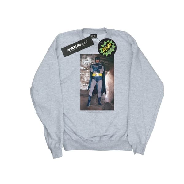 DC Comics Dam/kvinnor - Batman TV Series - Sweatshirt med kontemplativ pose